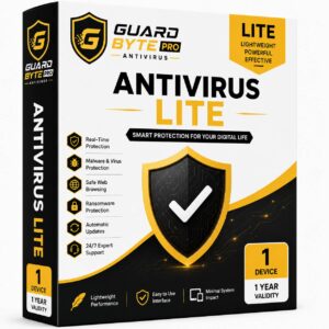 GuardBytePro Antivirus Lite (1 Device / 1 Year)